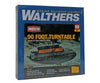 Walthers Cornerstone 3171 90’ Turntable -- Kit - Pit Diameter: 13-3/16’ 33Cm; Bridge Holds Loco