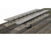 Walthers Cornerstone 3175 Butterfly Style Station Platform Shelter -- Kit - Pkg(4) Each Section: 11