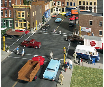 Walthers Cornerstone 3194 Asphalt Street System - - Kit - Complete Set Roads & Streets
