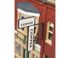 Walthers Cornerstone 3468 Perfect Perk Cafe -- Kit - 3-1/8 X 5-1/2 4-1/2’ 7.9 13.9 11.4Cm Structures