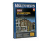 Walthers Cornerstone 3469 Village Pizza -- Kit - 3-1/8 X 5-1/2 4-3/4’ 7.9 13.9 12Cm Structures