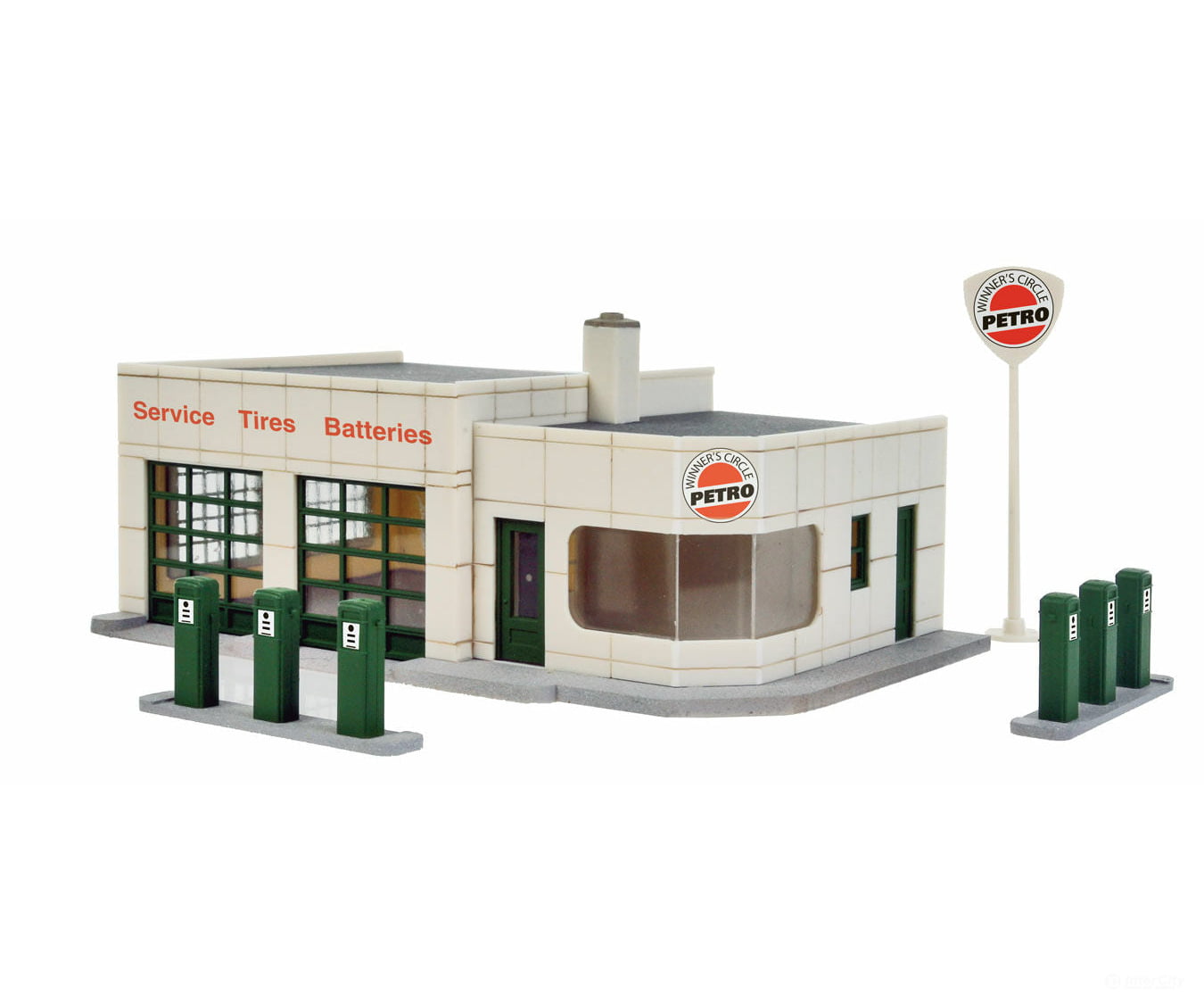 Walthers Cornerstone 3479 Winner’s Circle Petro -- Kit - 4 X 6 2-1/16’ 10 15 5.8Cm Structures