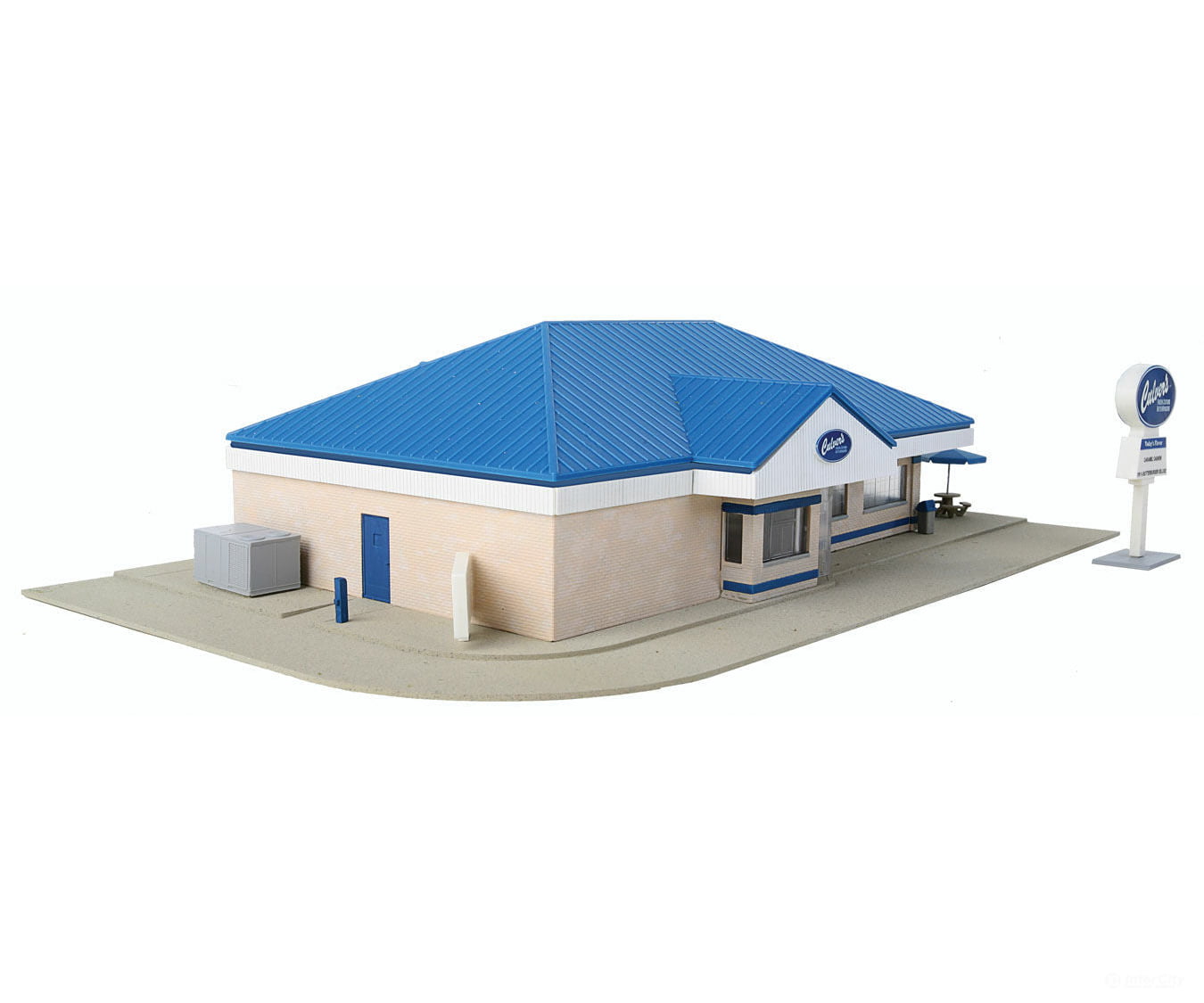 Walthers Cornerstone 3486 Culver’s(R) -- Kit - 13-1/4 X 8-1/4 3-1/4’ 33.1 20.6 8.1Cm Structures
