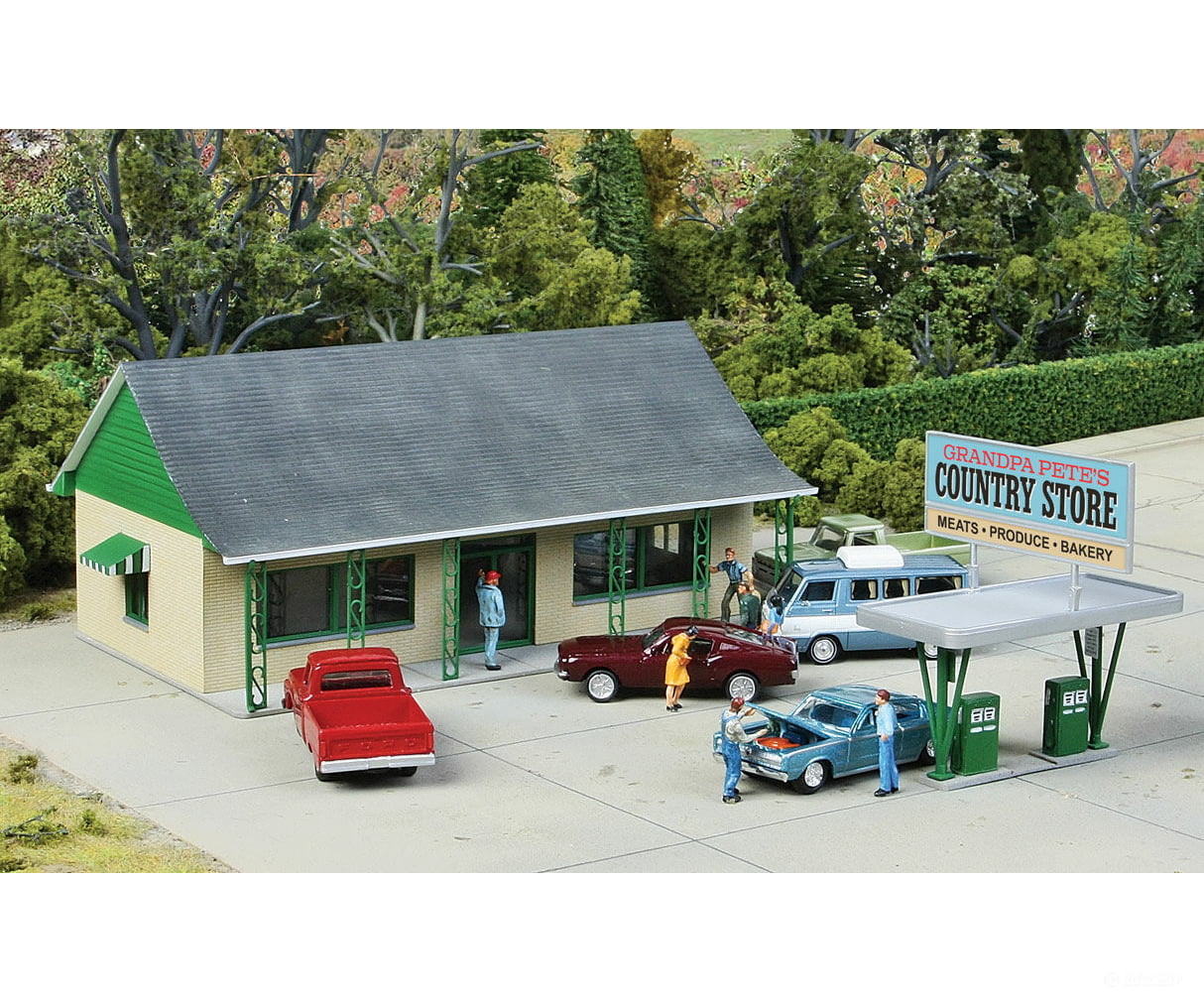 Walthers Cornerstone 3491 Country Store -- Kit - 6 X 3-5/8 2-3/4’ 15.2 9.2 6.9Cm Structures