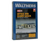 Walthers Cornerstone 3517 Office & Guard Shack -- Kit - Office: 4-1/8 X 3 1-1/2’ 10.5 7.6 3.8Cm