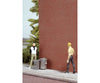 Walthers Cornerstone 3522 Brick Sheet - 4 X 9-3/4’ 10.1 24.7Cm Pkg(4) -- Light Red Scratch
