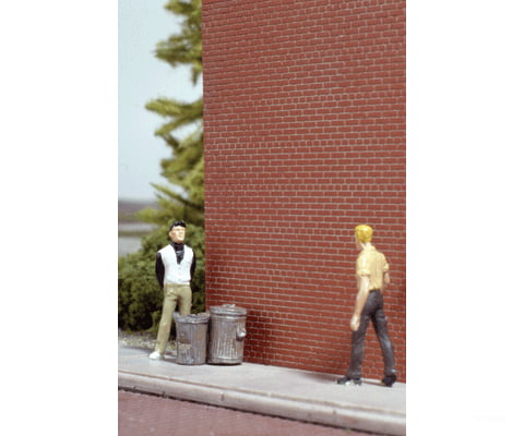 Walthers Cornerstone 3522 Brick Sheet - 4 X 9-3/4’ 10.1 24.7Cm Pkg(4) -- Light Red Scratch