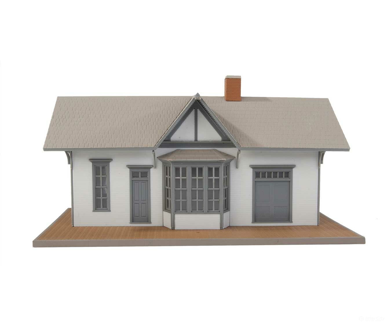 Walthers Cornerstone 3532 Golden Valley Depot -- Kit - 6-1/2 X 3-3/8 4’ 16.2 8.4 10Cm Structures