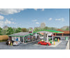Walthers Cornerstone 3542 Modernized Gas Station -- Kit - Main Building: 10-1/2 X 9 3-3/16’ 26.6