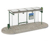 Walthers Cornerstone 3552 Modern Bus Shelter -- Kit With Accessories Structures