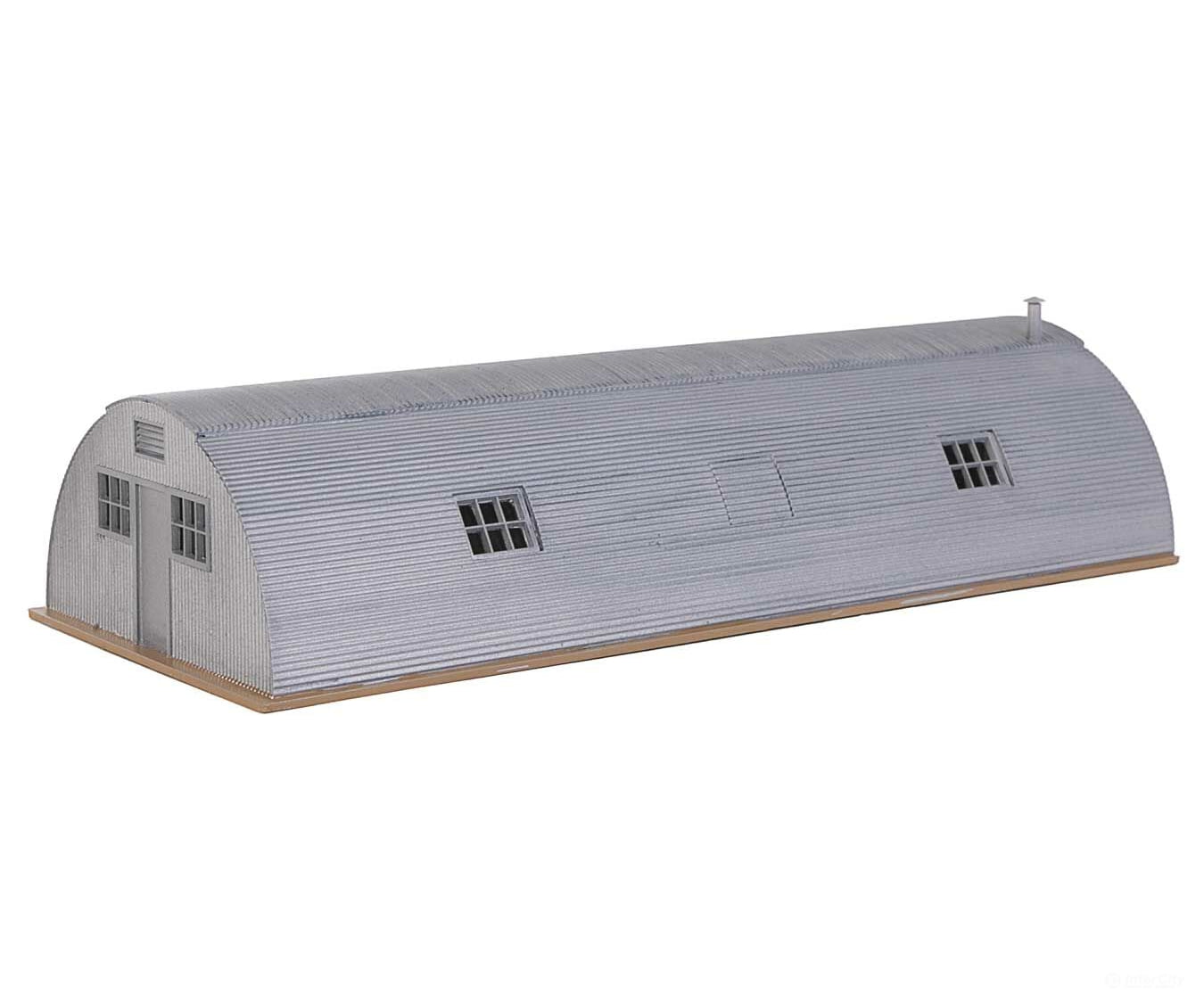 Walthers Cornerstone 3560 Quonset Hut -- Kit - 6-9/16 X 2-3/4 1-1/2’ 16.6 6.9 3.8Cm Structures