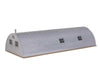 Walthers Cornerstone 3560 Quonset Hut -- Kit - 6-9/16 X 2-3/4 1-1/2’ 16.6 6.9 3.8Cm Structures