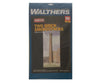 Walthers Cornerstone 3728 One-Piece Brick Smokestack -- Pkg(2) - Assembled 1-1/4 X 10-1/4’ 3.2