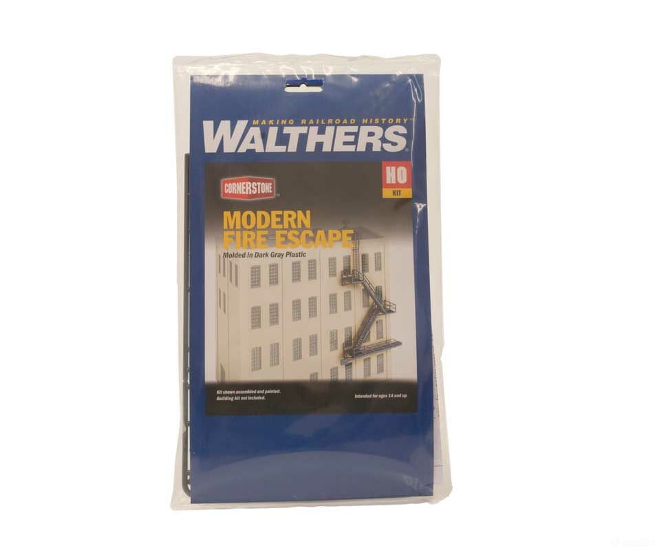 Walthers Cornerstone 3736 Modern Fire Escape -- Kit Scenery Details