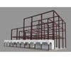 Walthers Cornerstone 3761 Skyscraper Construction Site -- Kit - 8-5/8 X 10-9/16 5-3/4’ 21.9 26.8