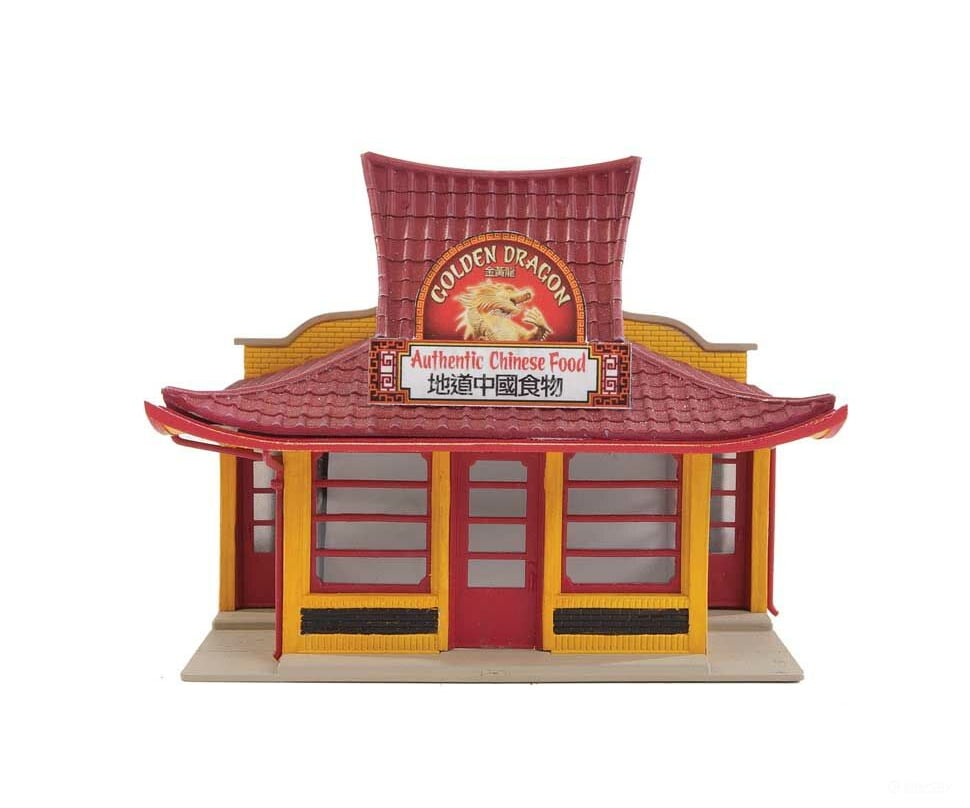 Walthers Cornerstone 3780 Golden Dragon Take Out -- Kit - 3-1/8 X 2-1/2 2-5/8’ 7.9 6.5 6.7Cm