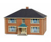 Walthers Cornerstone 3781 Four-Unit Brick Apartment Building -- Kit - 5-3/4 X 5-13/16 3-5/8’ 14.6