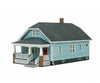 Walthers Cornerstone 3787 American Bungalow -- Kit - 6-11/32 X 3-5/8 3-1/2’ 16.1 9.1 8.8Cm