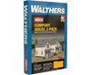Walthers Cornerstone 3790 Company House Pkg(2) -- Kit - Each: 6-7/16 X 2-13/16 3-3/4’ 16.3 7.1