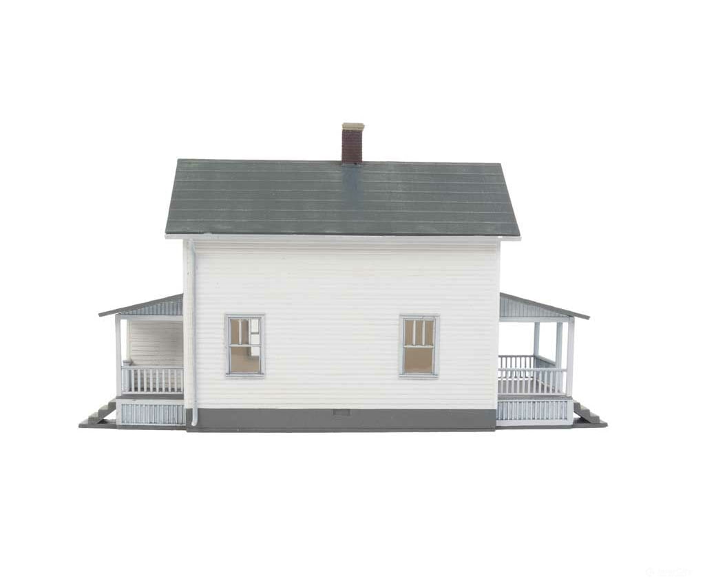 Walthers Cornerstone 3790 Company House Pkg(2) -- Kit - Each: 6-7/16 X 2-13/16 3-3/4’ 16.3 7.1