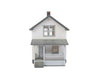 Walthers Cornerstone 3790 Company House Pkg(2) -- Kit - Each: 6-7/16 X 2-13/16 3-3/4’ 16.3 7.1