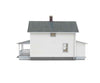 Walthers Cornerstone 3790 Company House Pkg(2) -- Kit - Each: 6-7/16 X 2-13/16 3-3/4’ 16.3 7.1