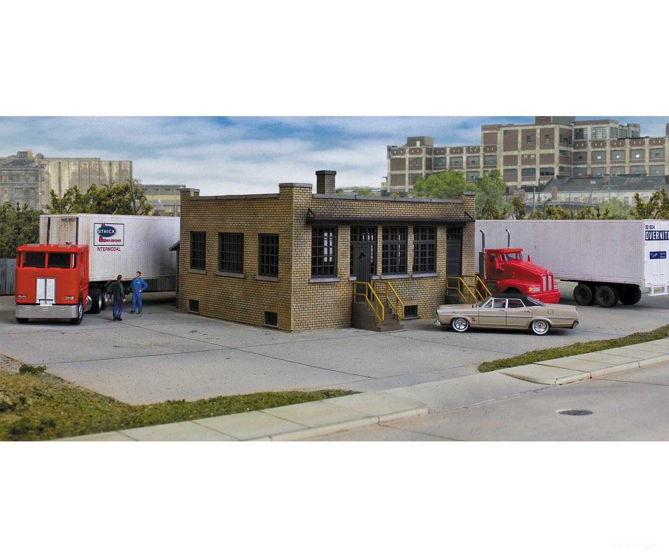 Walthers Cornerstone 4020 Industry Office -- Kit - 4-3/4 X 6-1/4 2-3/4 12.1 15.9 5.1Cm Structures