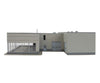 Walthers Cornerstone 4025 International Truck Dealership -- Kit - 8-7/8 X 12-1/4 3-7/8’ 22 31.1