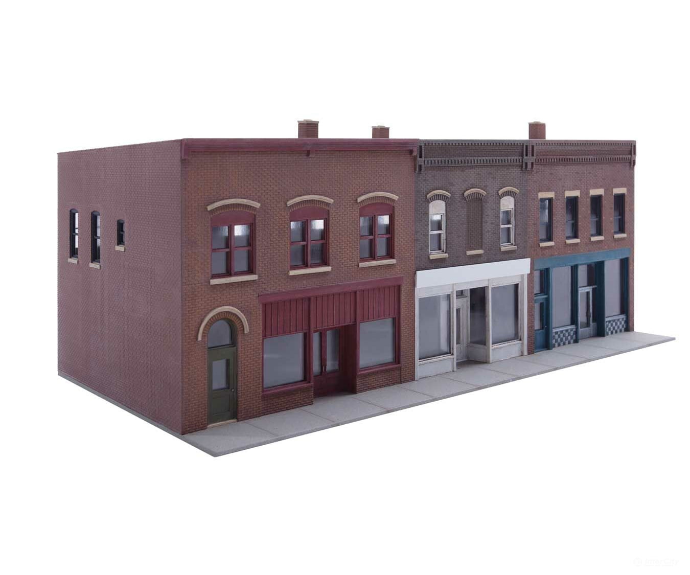 Walthers Cornerstone 4043 Merchant’s Row Vi -- Kit - 10-5/8 X 6-11/32 4-3/4’ 27 16.1 12Cm Structures