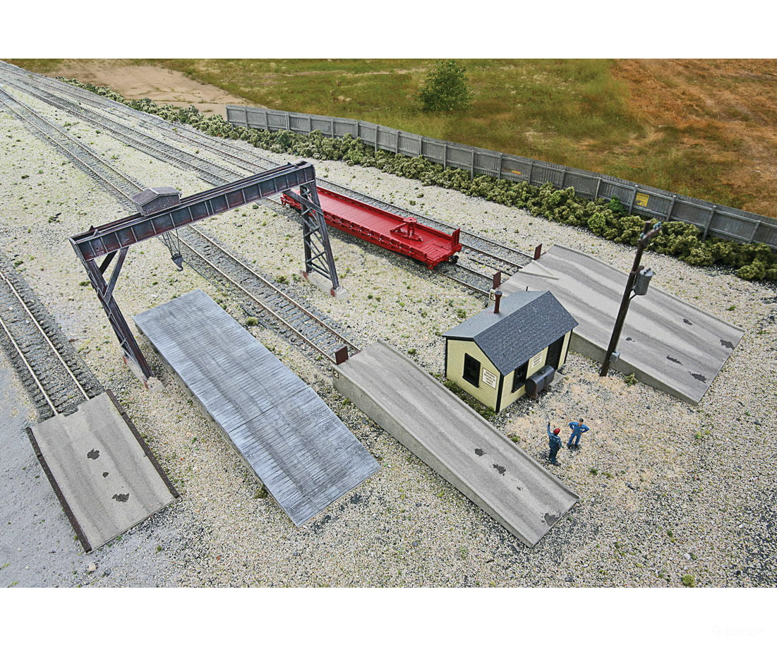 Walthers Cornerstone 4048 Piggyback Ramps -- Kit Structures
