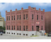 Walthers Cornerstone 4050 Brick Office Building -- Kit - 7-11/16 X 5-1/4 5’ 19.5 13.3 12.7Cm
