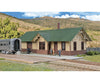 Walthers Cornerstone 4057 Union Pacific(R)-Style Depot -- Kit - 11-3/4 X 5-5/8 4’ 29.8 14.2