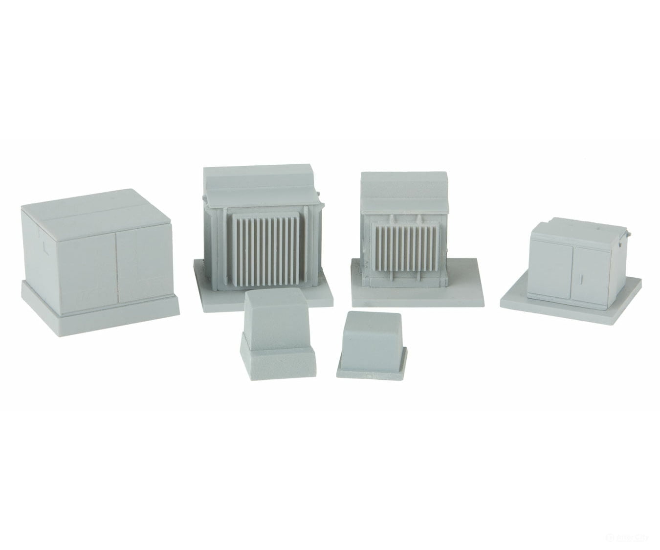 Walthers Cornerstone 4075 Modern Industrial Park Series -- Electrical Fixtures - Kit Scenery Details