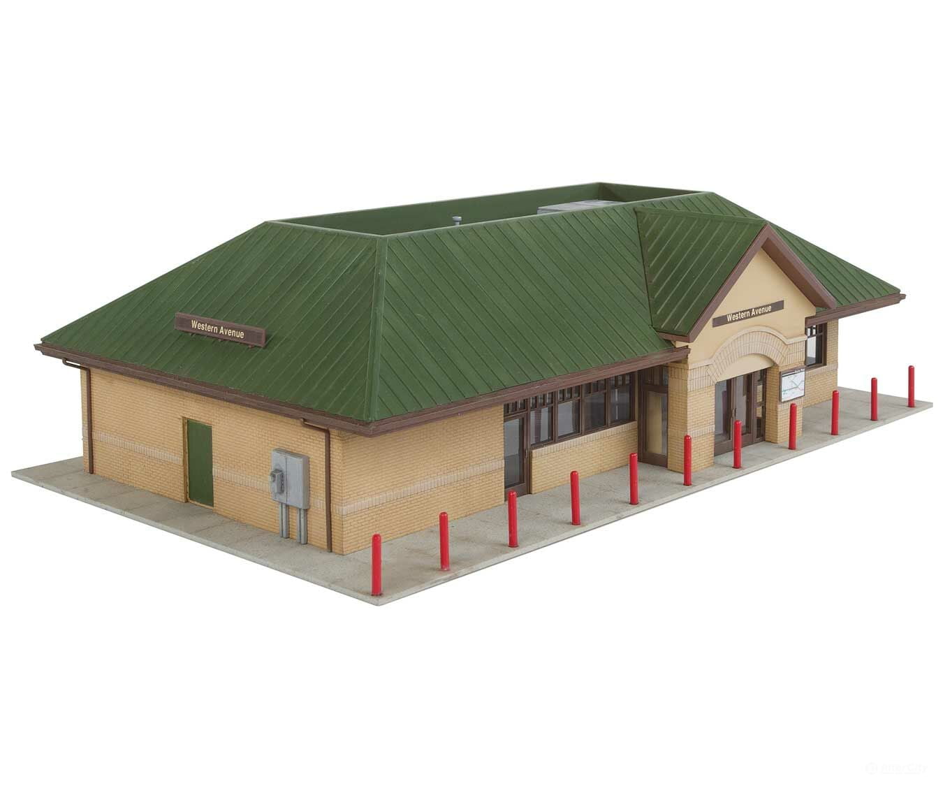 Walthers Cornerstone 4095 Modern Suburban Station -- Kit - 10-7/16 X 6-1/2 3-1/8’ 26.5 16.5 7.9Cm