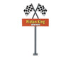 Walthers Cornerstone 4114 Auto Parts Store -- Kit - 9-15/16 X 8-7/8 2-7/8’ 25.2 22.5 7.3Cm
