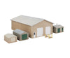 Walthers Cornerstone 4125 Pole Barn And Sheds -- Kit - Set Of Four Buildings Structures