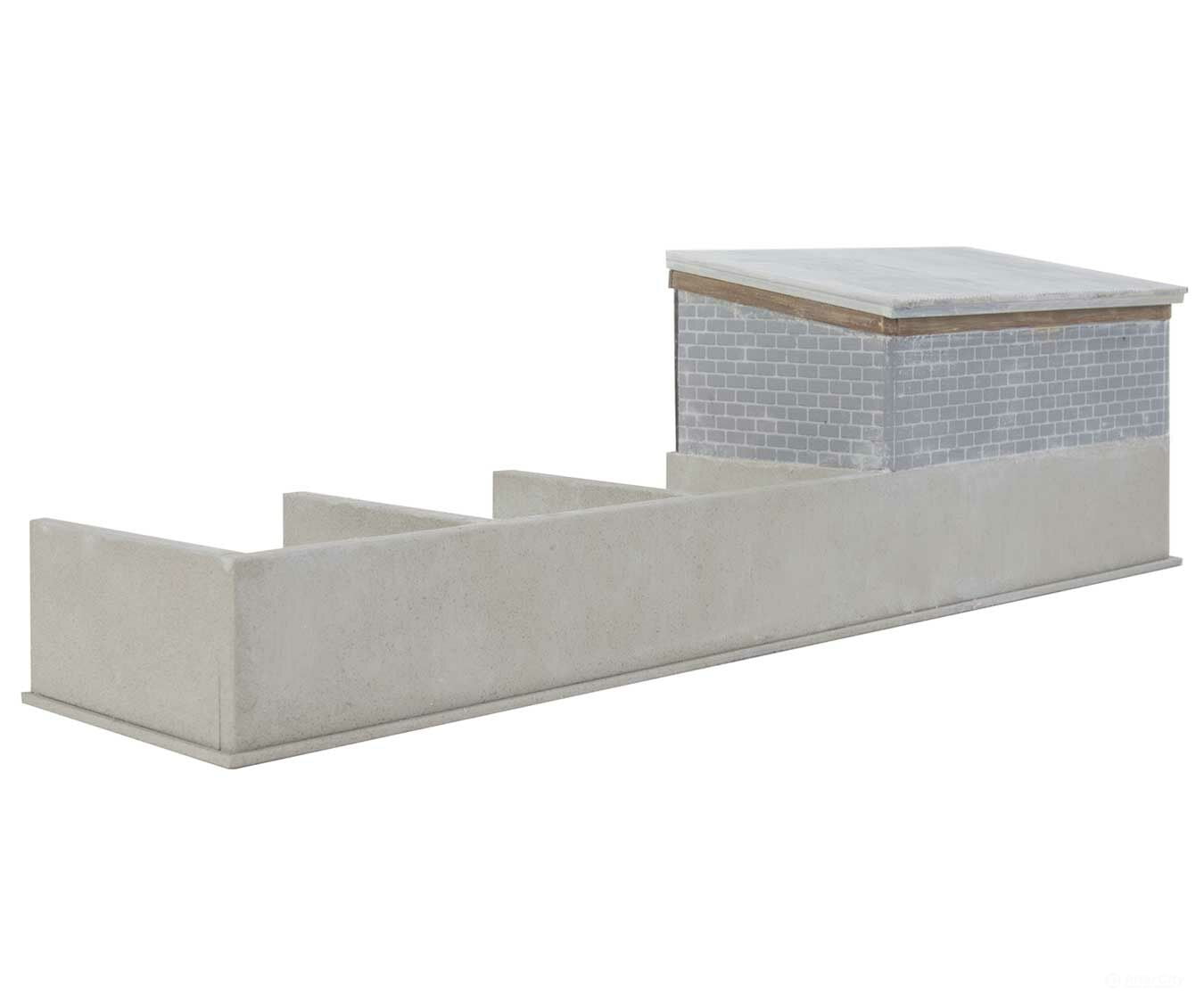 Walthers Cornerstone 4139 Bulk Material Storage -- Kit - 8-7/16 X 2-3/16 2-7/16’ 21.3 5.5 6.1Cm