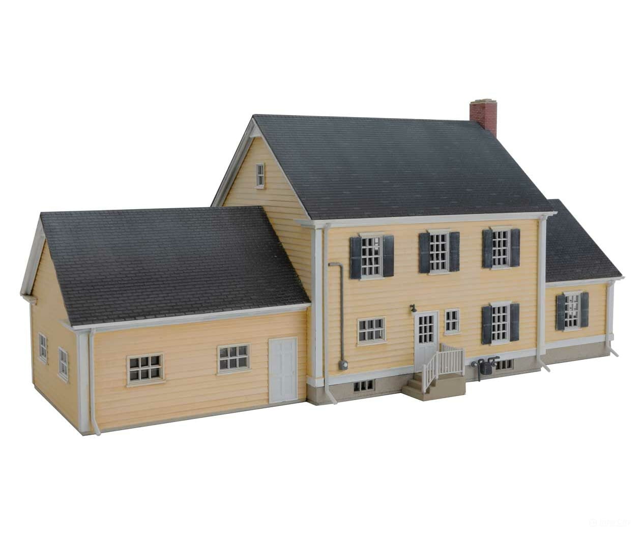 Walthers Cornerstone 4154 Executive House -- Kit - 9-15/16 X 5 4-3/4’ 25.2 12.7 12Cm Structures