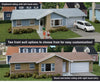 Walthers Cornerstone 4155 Ranch House With Attached 2-Car Garage -- Kit - 7-3/4 X 4-3/16 2-3/8’