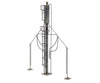 Walthers Cornerstone 4160 Diesel Service Facility Sanding Tower -- Kit - 5-7/32 X 25/32 7’ 13.2 2