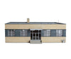 Walthers Cornerstone 4200 Brick Post Office -- Kit - 7-7/8 X 5-11/16 3-1/16’ 20 14.4 7.7Cm