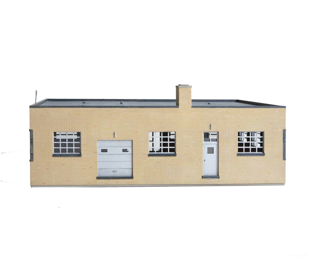 Walthers Cornerstone 4200 Brick Post Office -- Kit - 7-7/8 X 5-11/16 3-1/16’ 20 14.4 7.7Cm