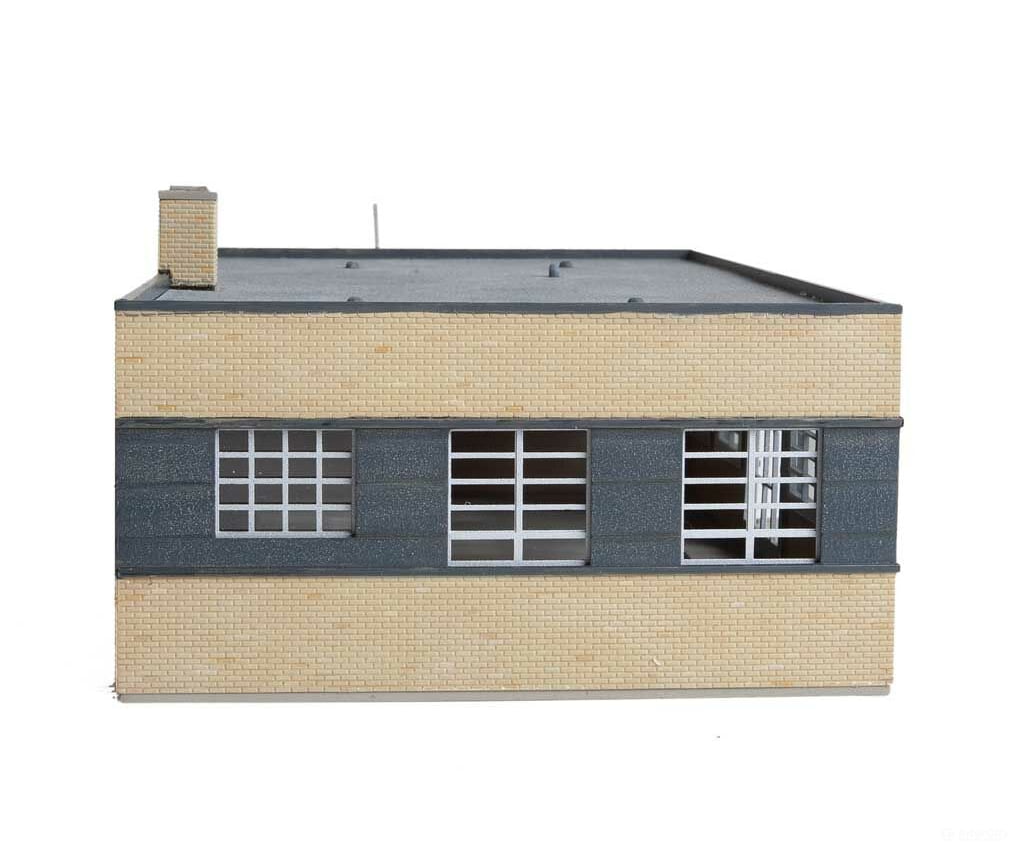 Walthers Cornerstone 4200 Brick Post Office -- Kit - 7-7/8 X 5-11/16 3-1/16’ 20 14.4 7.7Cm