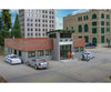 Walthers Cornerstone 4201 Modern Police Station -- Kit - 8 X 7-5/8 3’ 20.3 19.3 7.6Cm Structures