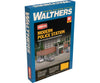 Walthers Cornerstone 4201 Modern Police Station -- Kit - 8 X 7-5/8 3’ 20.3 19.3 7.6Cm Structures