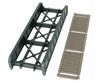 Walthers Cornerstone 4501 50’ Single-Track Railroad Through Girder Bridge -- Kit - 6-15/16 X