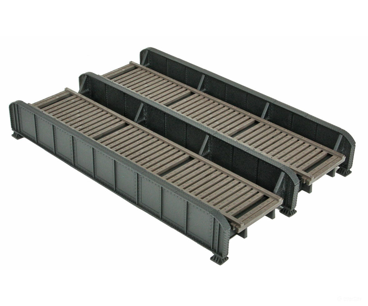 Walthers Cornerstone 4501 50’ Single-Track Railroad Through Girder Bridge -- Kit - 6-15/16 X