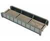 Walthers Cornerstone 4501 50’ Single-Track Railroad Through Girder Bridge -- Kit - 6-15/16 X