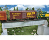 Walthers Cornerstone 4507 70’ Single-Track Railroad Deck Girder Bridge -- Kit - 9-5/8 X 1-3/8