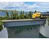 Walthers Cornerstone 4508 90’ Single-Track Railroad Deck Girder Bridge -- Kit - 12-7/16 X 1-3/16
